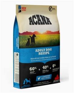 Acana Adult Dog Recipe 11,4 kg kornfri - Fresh chicken & Raw flounder